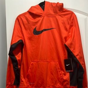 Red and black Nike hoodie